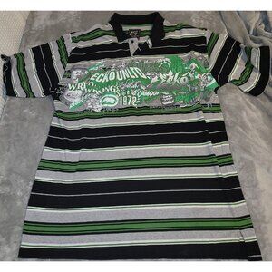 Ecko Unlimited Shirt Men's 3XB Graffiti Print - Rare Vintage - SEE DESCRIPTION!